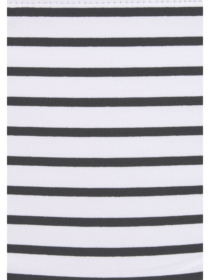 Venice Beach Bikini-Hose in schwarz-weiß-limette günstig kaufen