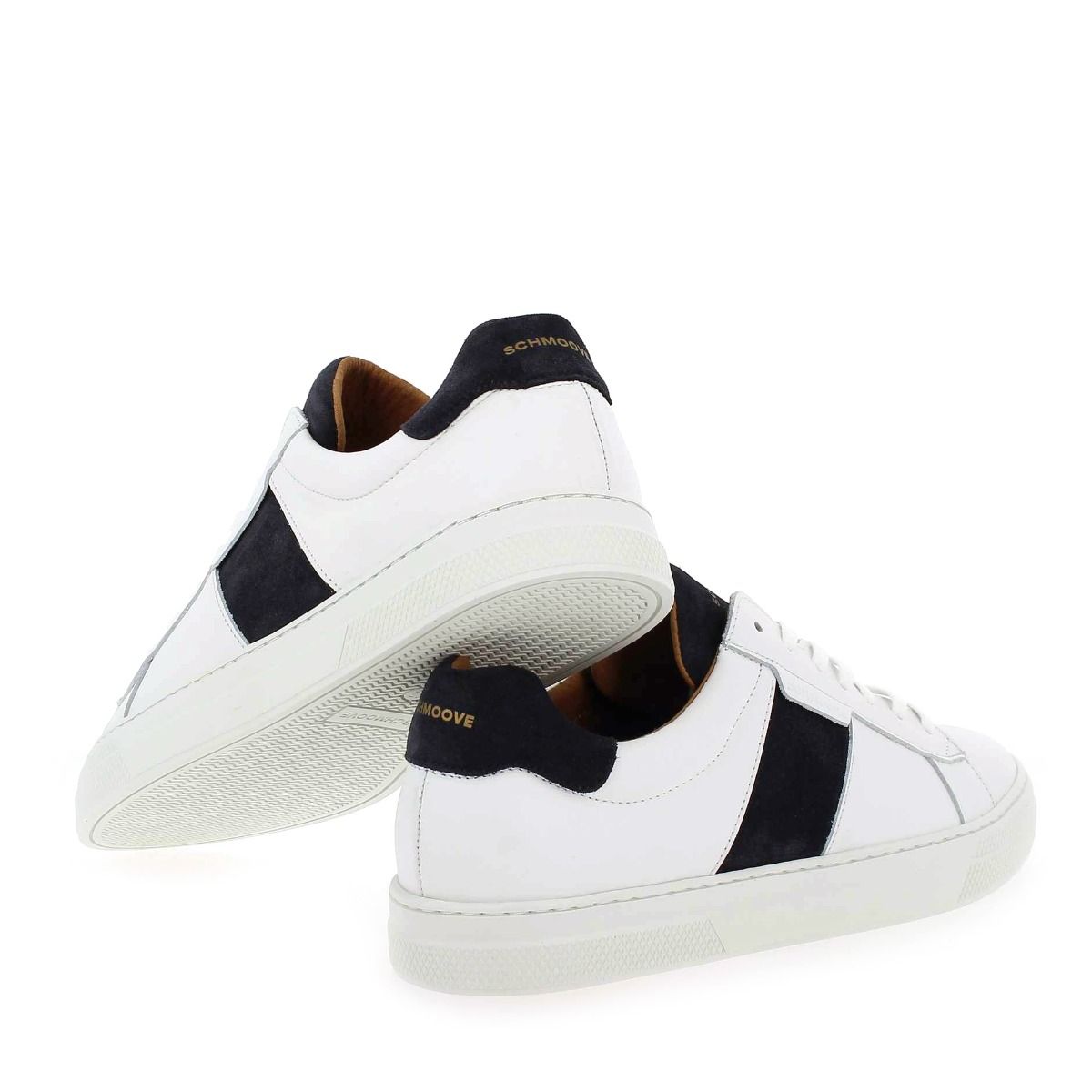 Schmoove  SPARK GANG NAPPA/SUEDE - Blanc Marine