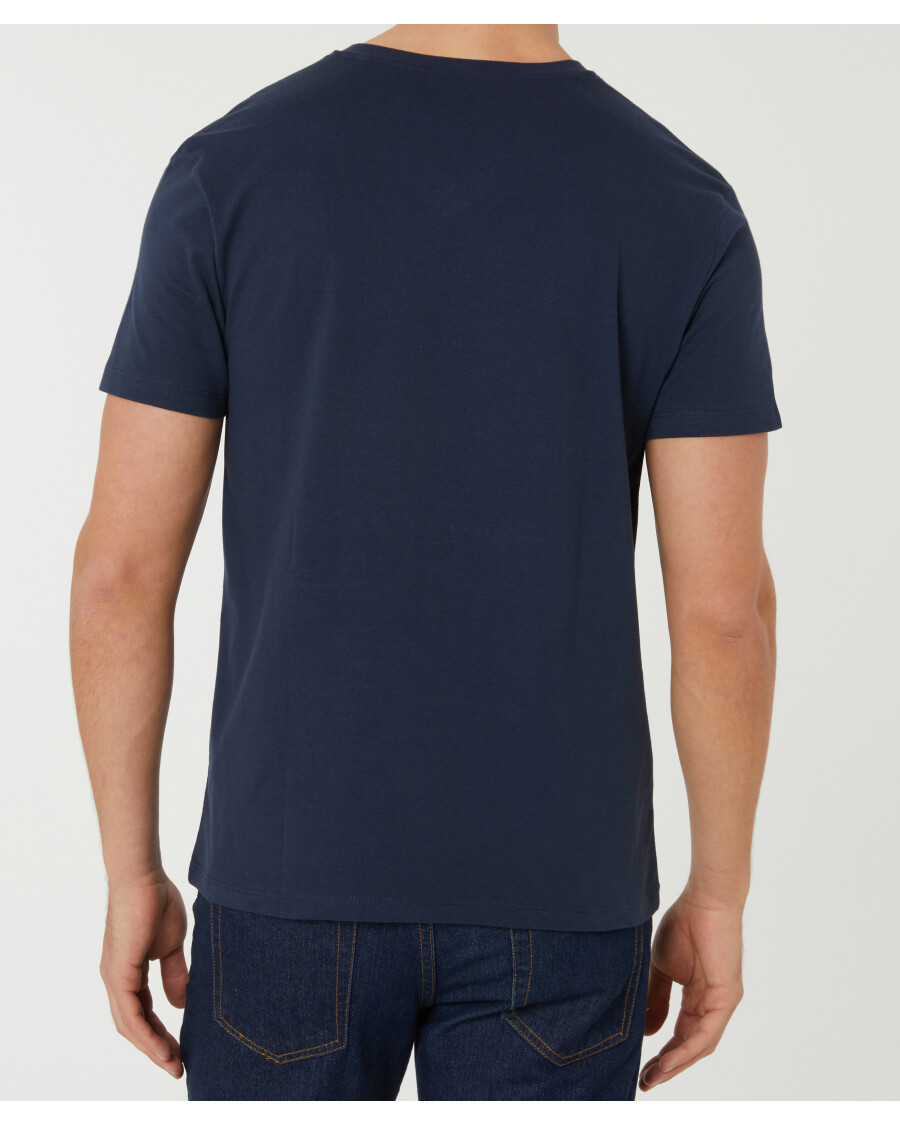 Dunkelblaues T-Shirt