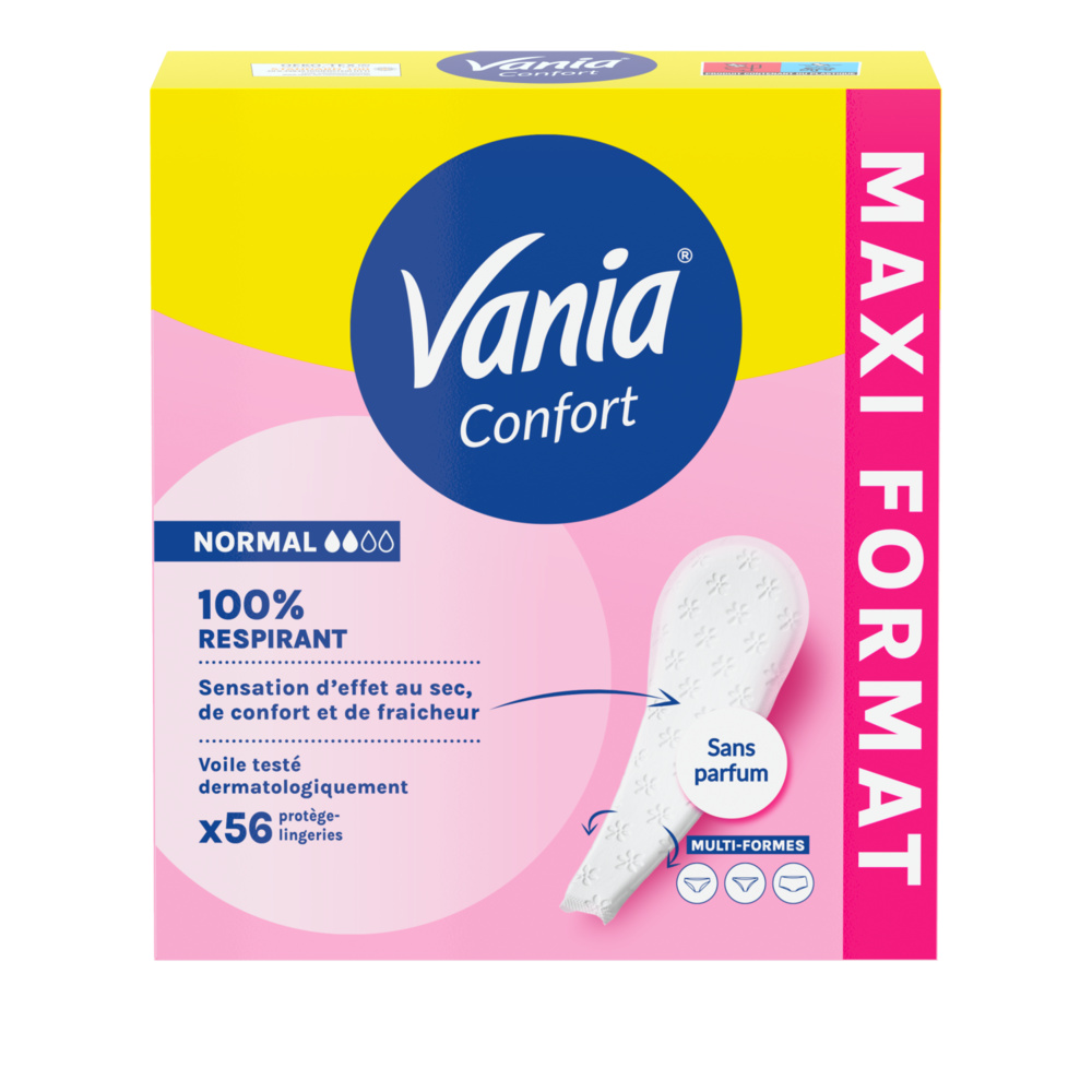 vania VANIA PROTEGE-SLIPS CONFORT MULTIFORMESSANS PARFUM X56 Protège-slip