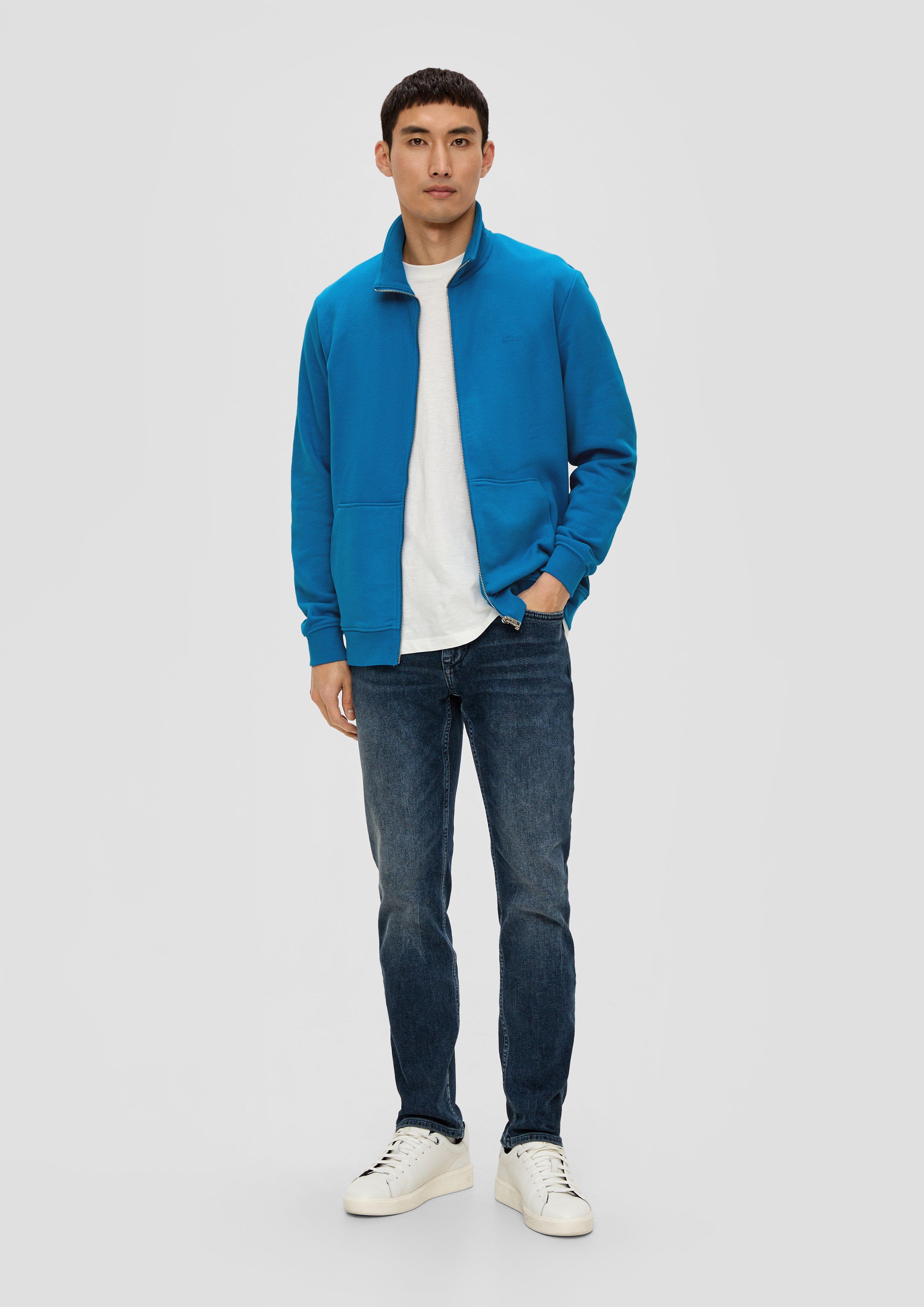 Sweatshirt Jacke im Regular Fit  2138655-5524