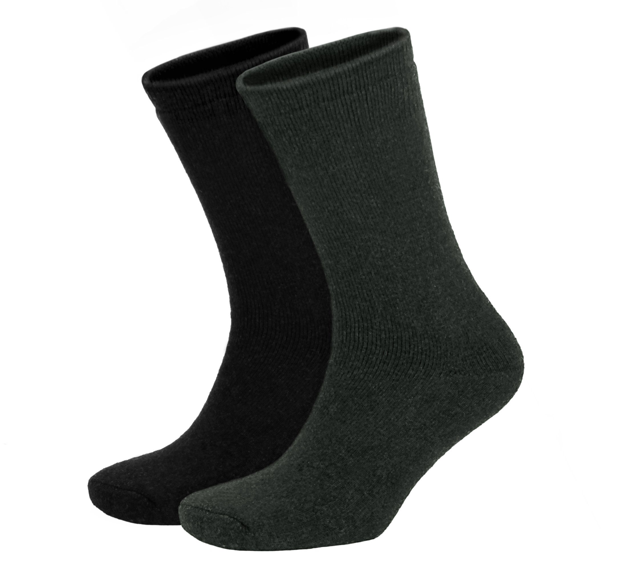 NoblesBox Norwegersocken Herren Wollsocken (Beutel, 2-Paar, 40-44 EU Größe) Herren Warme Socken, Herren Arbeitssocken