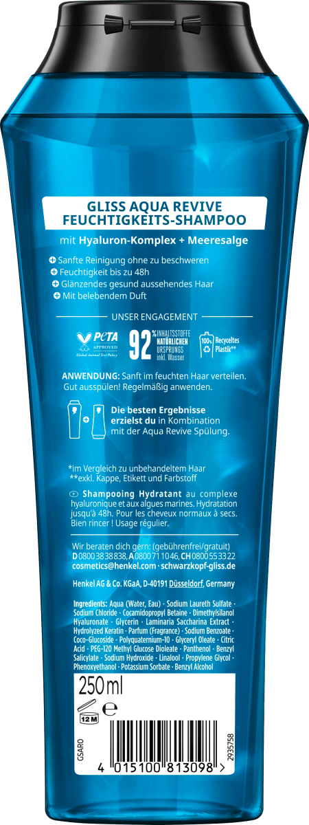 Shampoo Aqua Revive, 250 ml