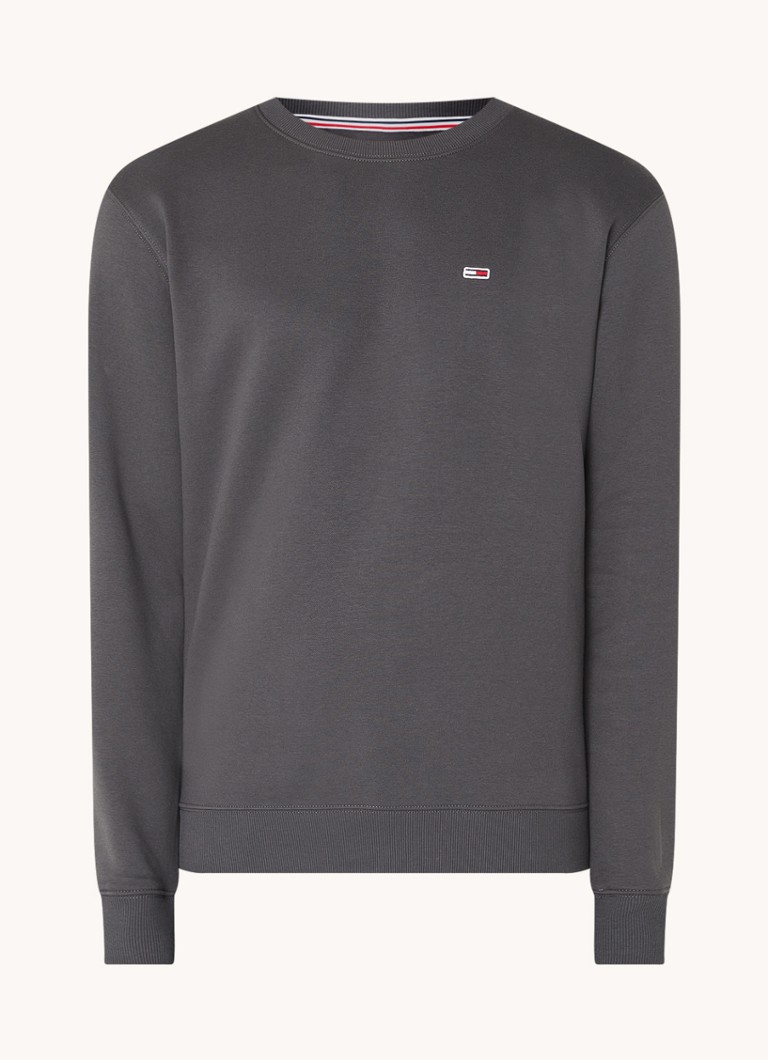 Tommy Hilfiger crew neck sweater with logo embroidery
