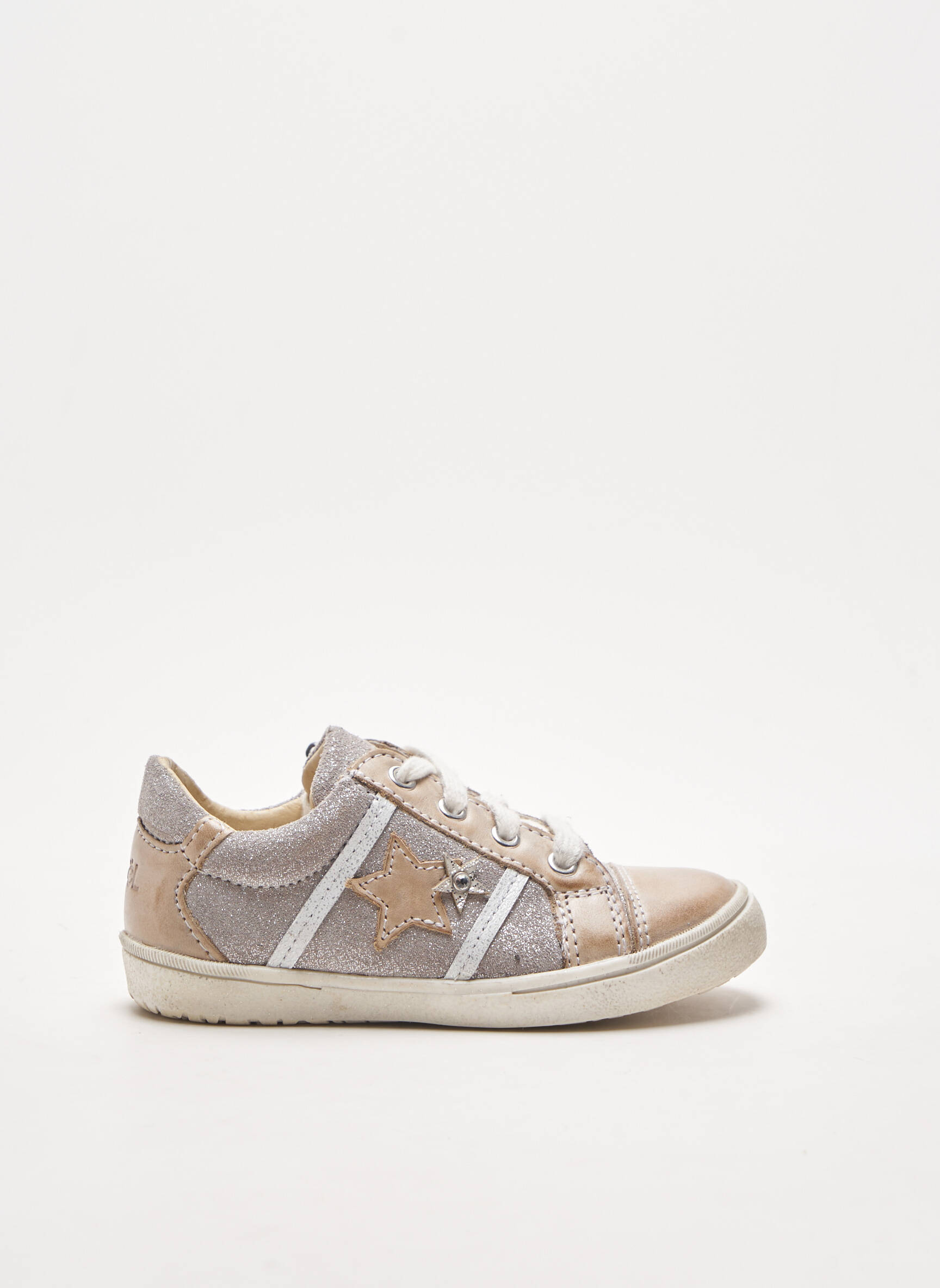 Noel Baskets Fille couleur beige