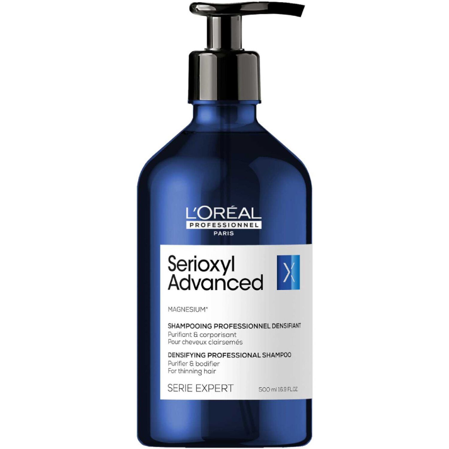 l'oréal professionnel Serioxyl Advanced Shampooing Densifiant - Cheveux Clairsemés 500 ml