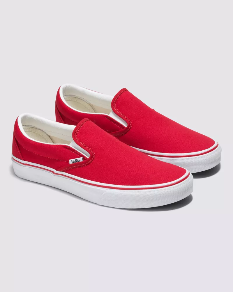 Customs Racing Red Slip-On Wide