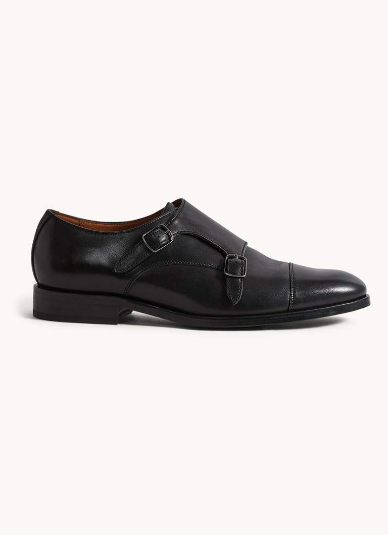 Buty skórzane Reiss Amalfi z klamrą