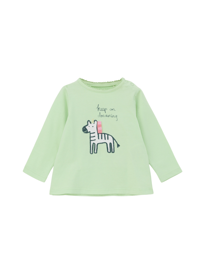 s.Oliver T-Shirt langarm in Grün günstig kaufen