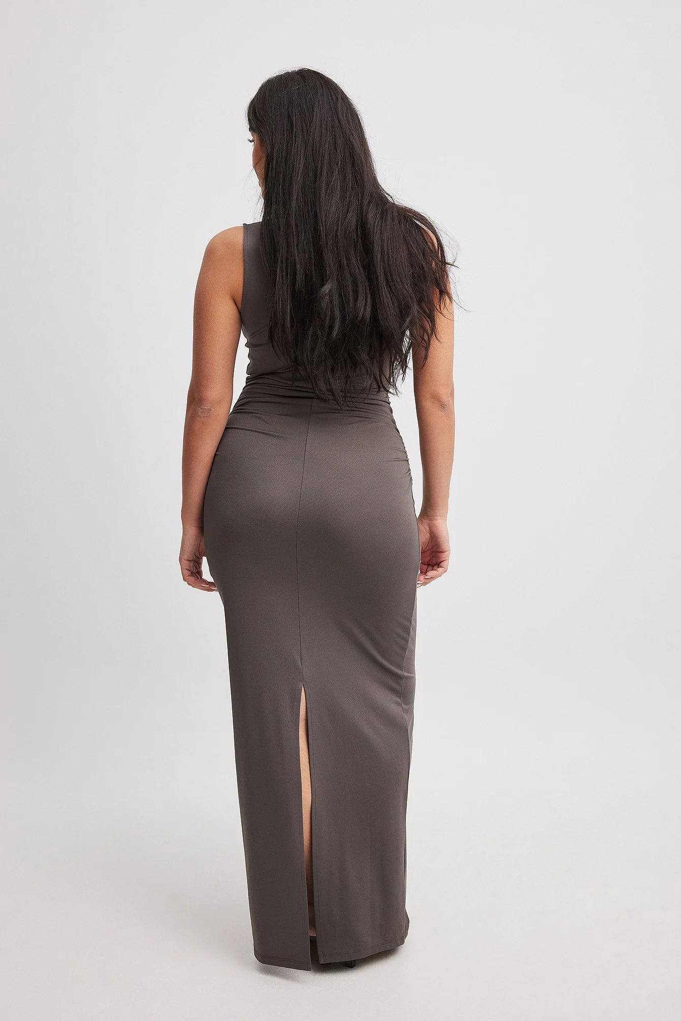 Ärmelloses Maxikleid aus Jersey