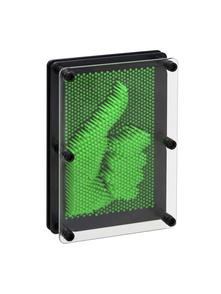 relaxdays 3D Nagelbild Pinart in Grün - (B)13 x (H)18 cm günstig kaufen onesize