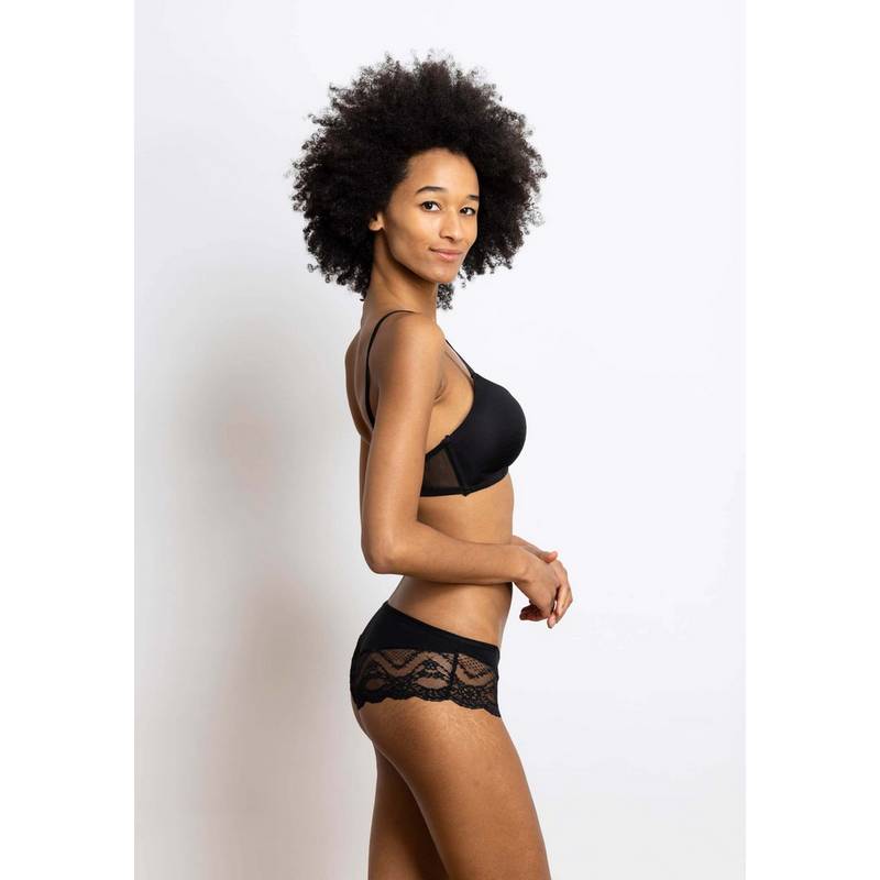 Snocks Hipster mit Spitze aus Bio-Baumwolle Unterhose Damen