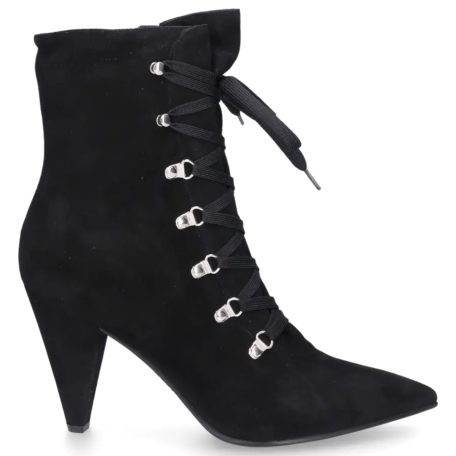 Gianvito Rossi - Stiefeletten WATERLOO Veloursleder - schwarz