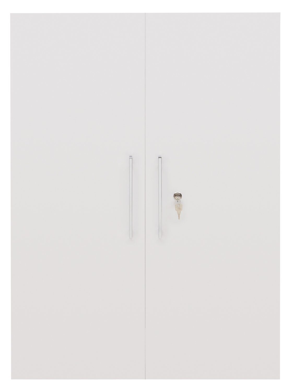 Vito Schranktür Türenset WEB, Icy Weiß Dekor, B 76 x H 103 cm, (2 St), Abschließbar, für Regale mit einer Breite von 82 cm