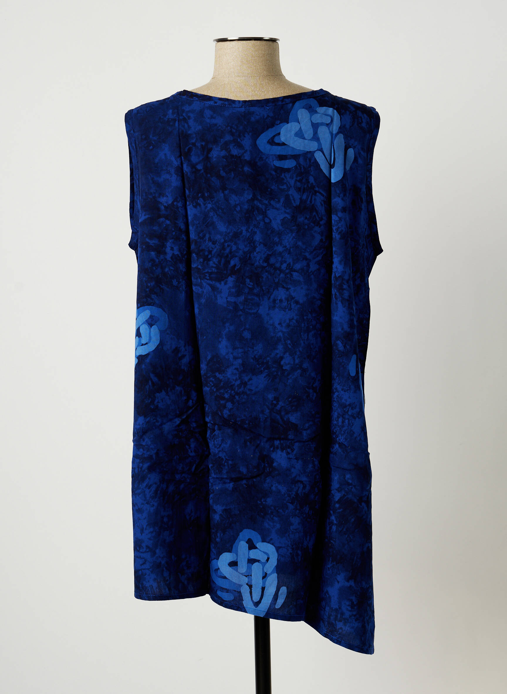Dou Dou S Tuniquesansmanche Femme couleur bleu