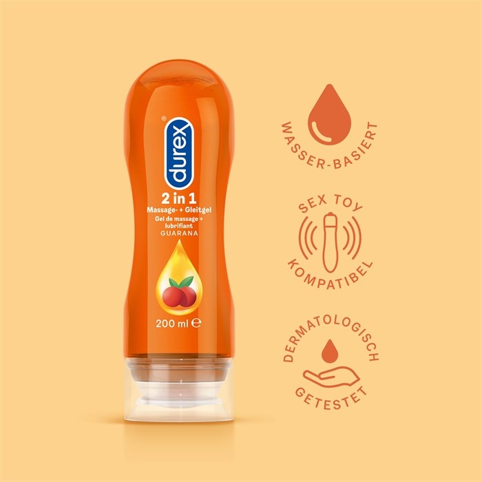 2-in-1 Massage + Gleitgel
