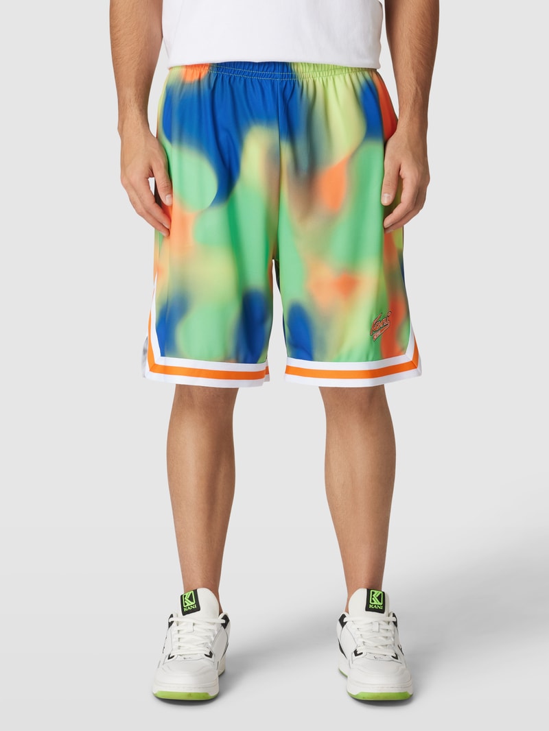 Shorts mit Allover-Muster - P&C x Karl Kani in orange