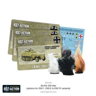 Sd.Kfz 250 (Alte) Half-Track (Options to make 250/1, 250/3 or 250/10 Variants)
