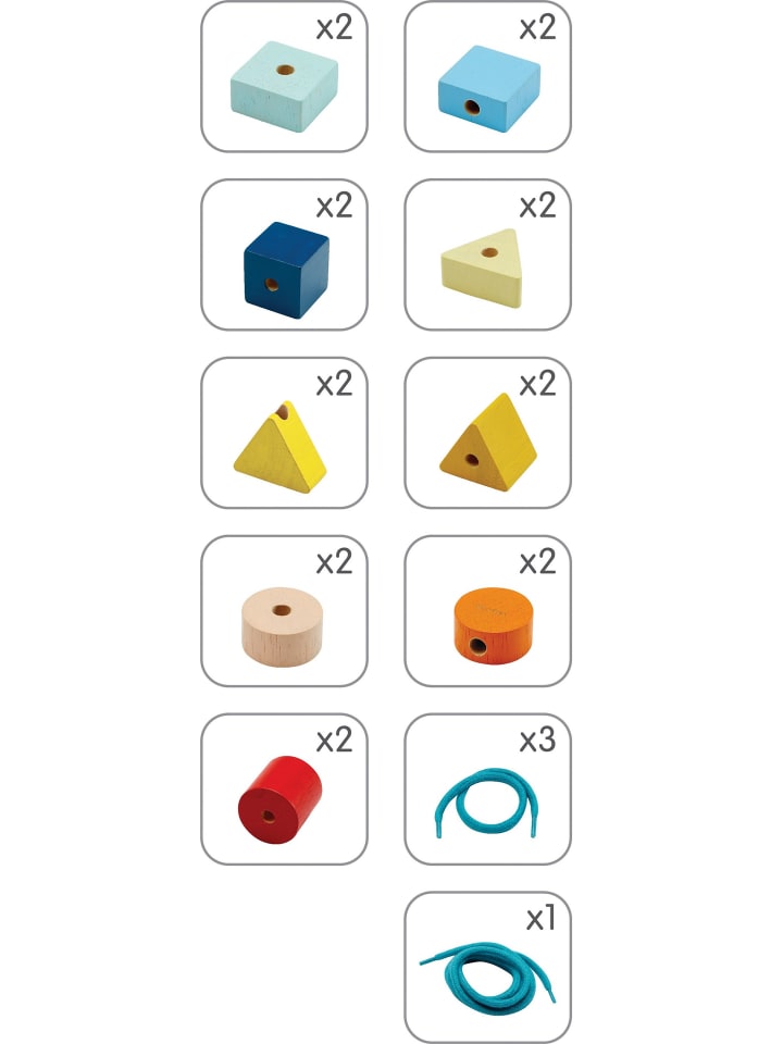 Plan Toys Fädelschnüre Geo Unit Link ab 24 Monate günstig kaufen onesize