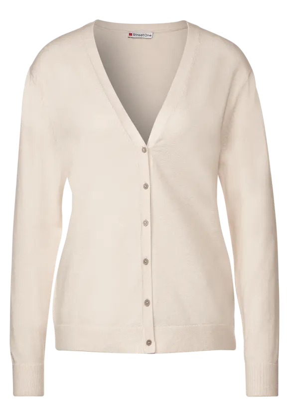 Street One Cardigan mit V-Ausschnitt