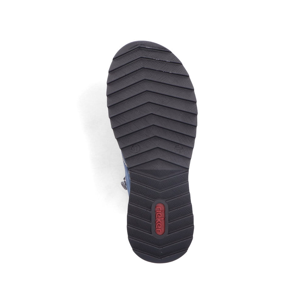 Rieker Damen Slipper blaugrau