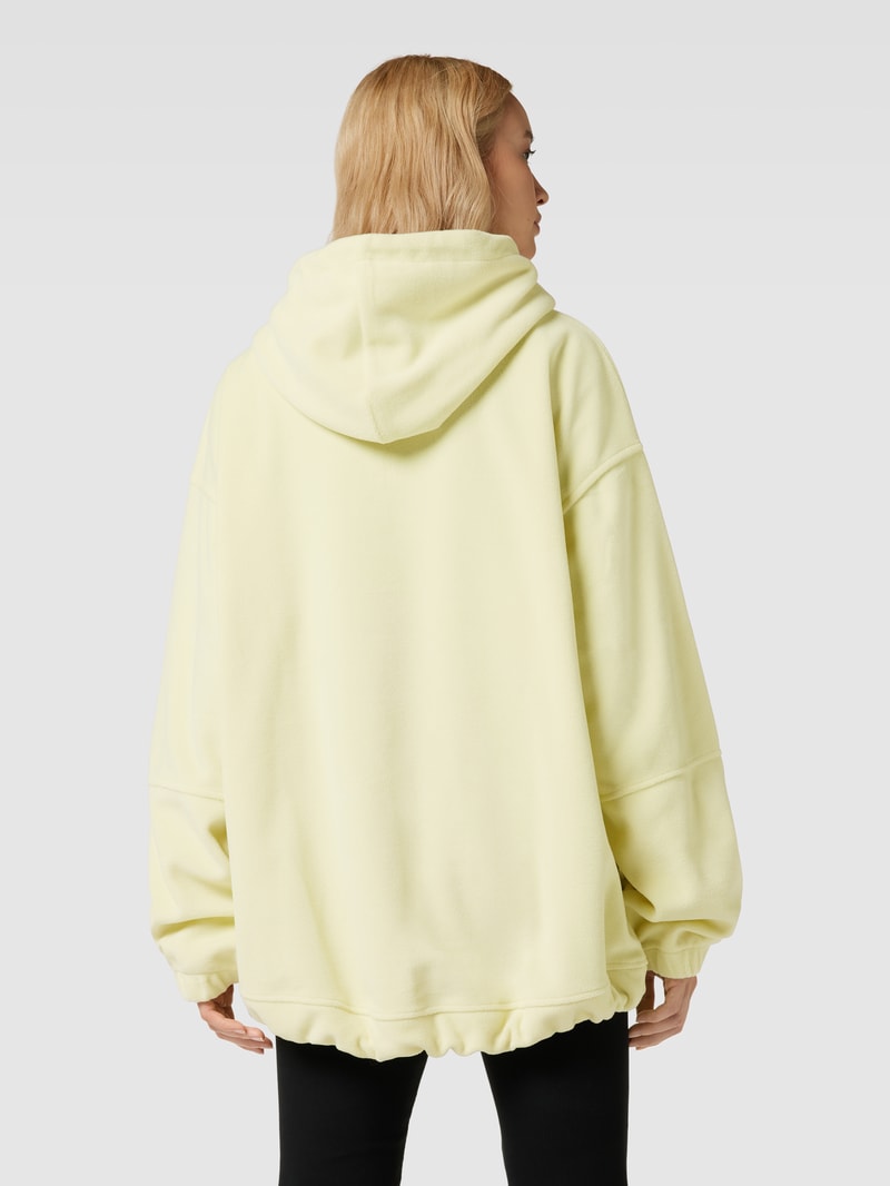 Oversized Hoodie mit Kapuze in hellgelb