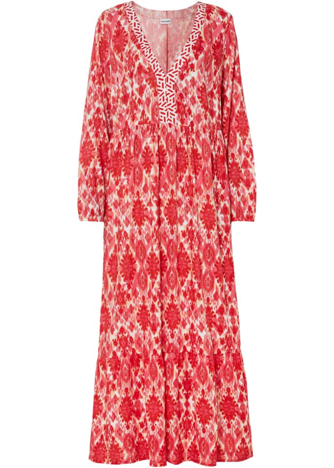 bedrucktes Tunika-Kleid aus nachhaltiger Viskose