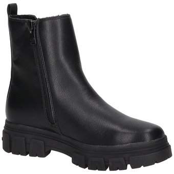 Tom Tailor Chelsea Boots in schwarz