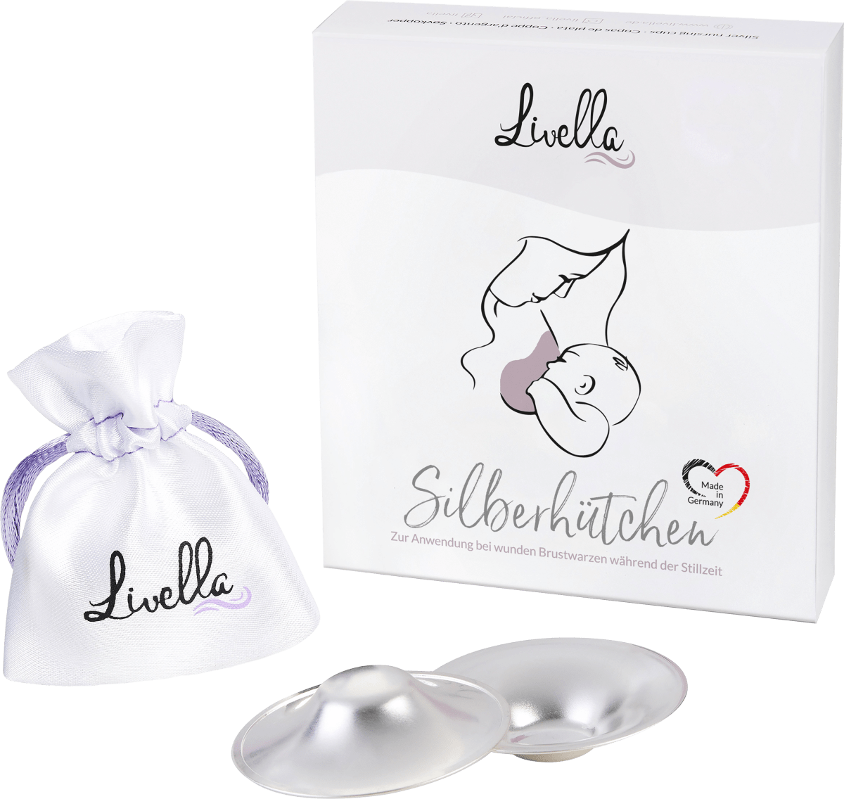 Silberhütchen, 2 St