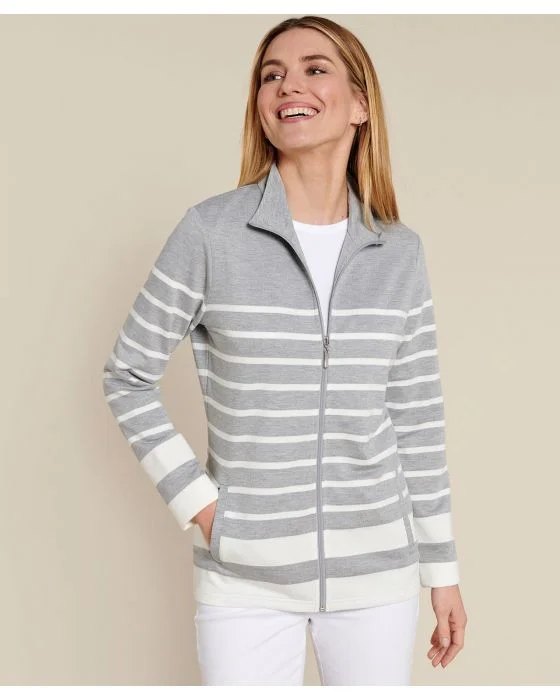 Gilet zippé intérieur bouclette