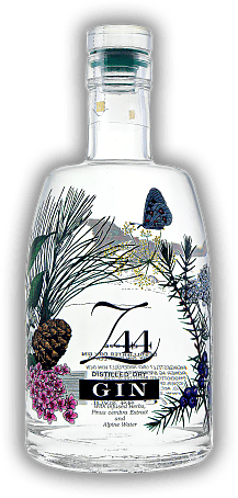 Z44 Distilled Dry Gin Roner Z44 Distilled Dry Gin Roner Unverwechselbare Authentizität durch Essenz aus Zirbenzapfen und Alpenwasser aus hauseigener Quelle. 0,7	 Liter - Vol 44%