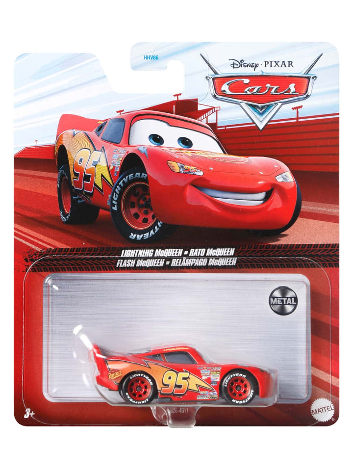 Disney Cars Fahrzeug Racing Style | Die Cast 1:55 Auto in Lightning McQueen günstig kaufen onesize