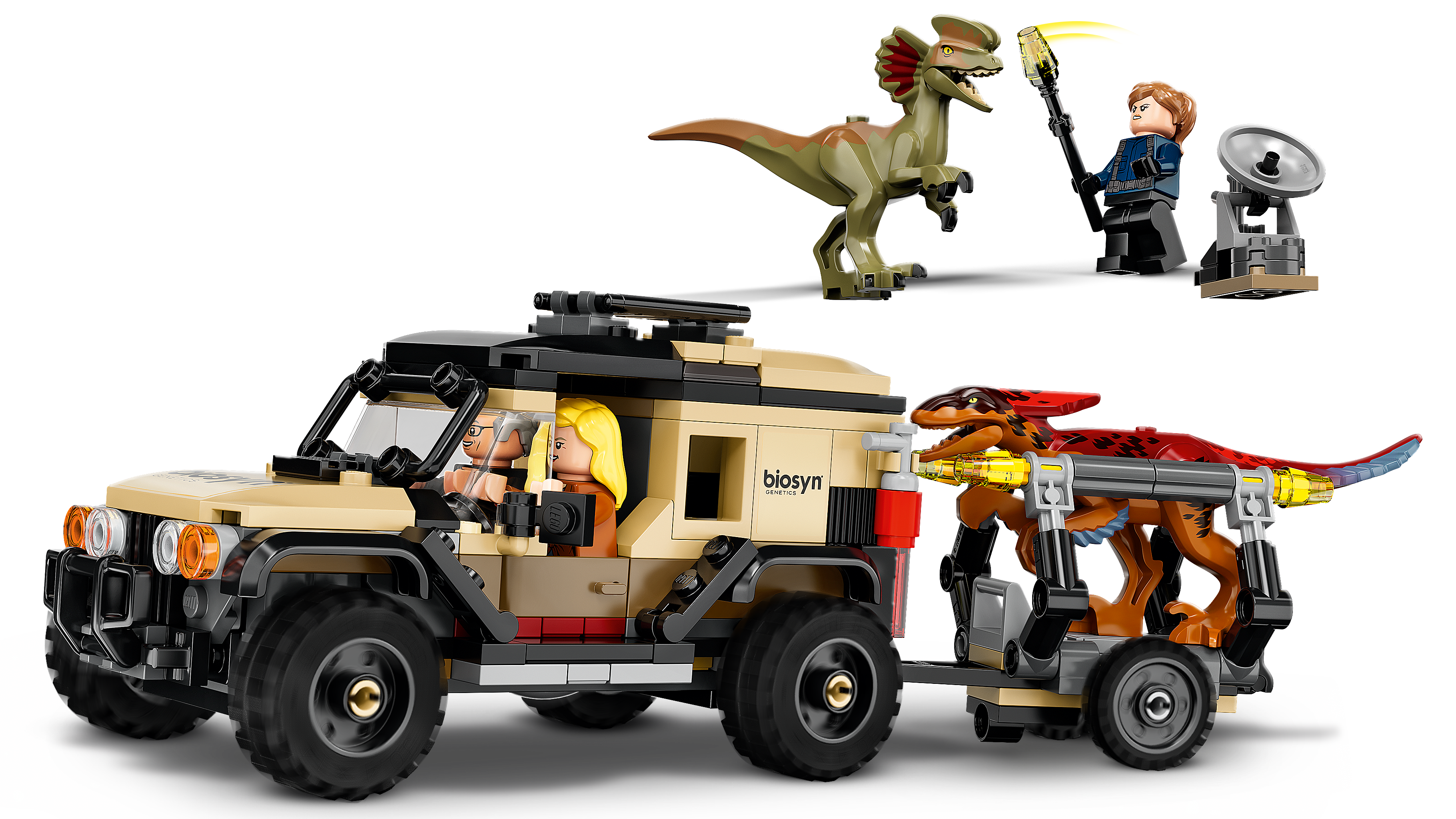 Pyroraptor & Dilophosaurus Transport 76951
