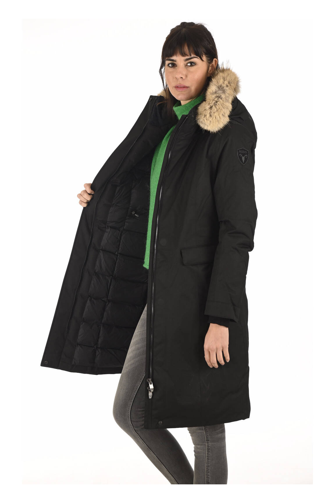 Nobis Parkas Femme couleur noir
