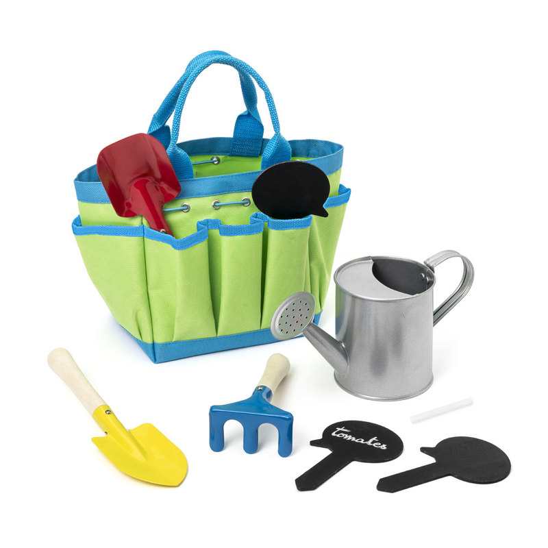 Sac de jardinage et 3 outils Oxybul