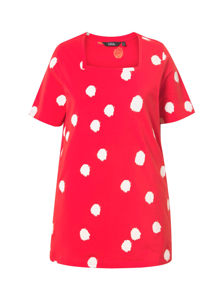 Ulla Popken Shirt in neon rot günstig kaufen