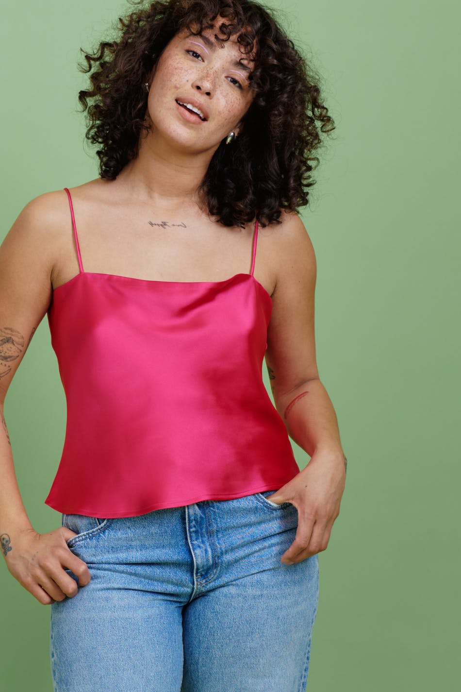Satin singlet