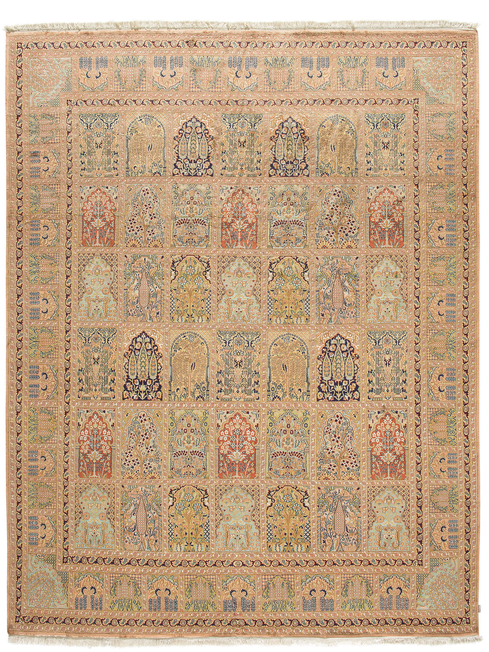 Kaschmir Seide 18/18 ca. 244 x 314 cm, Unikat / Einzelstück