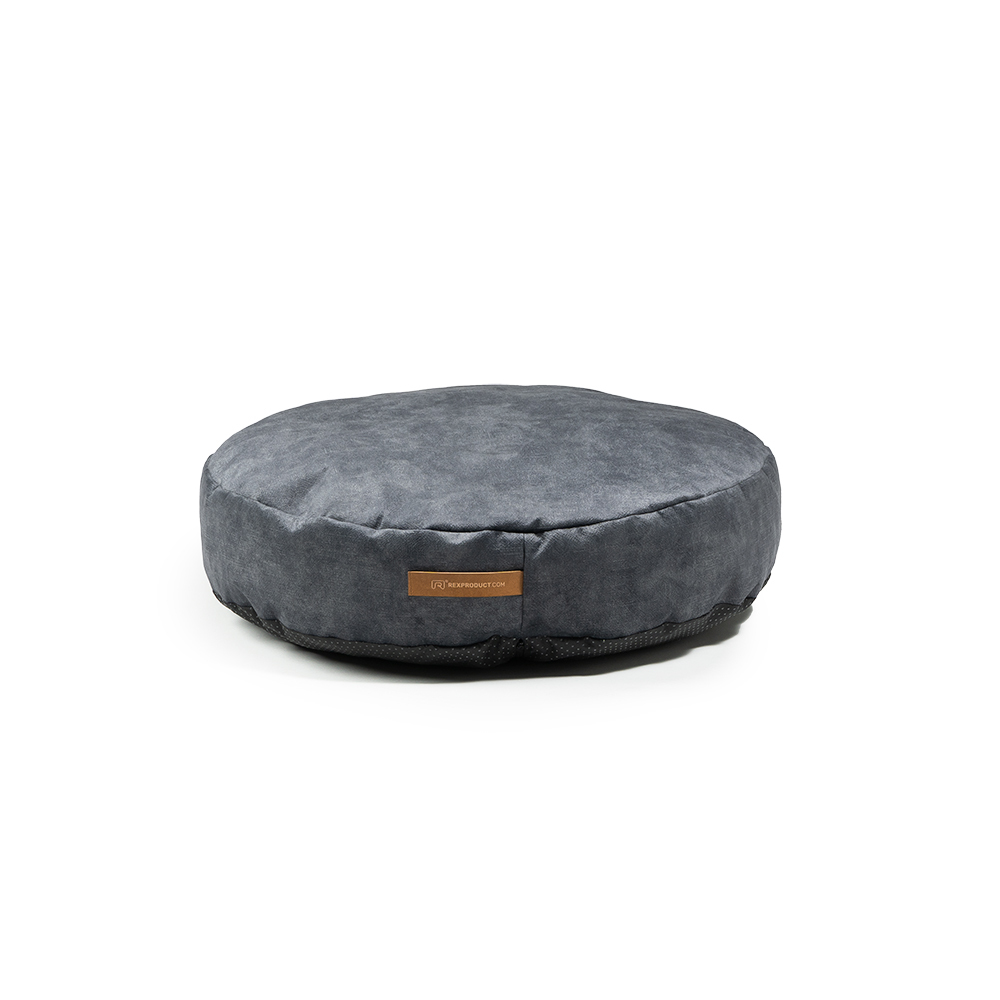 Rexproduct Hundebetten Rexproduct Coco bequemes Kissen dunkelgrau S