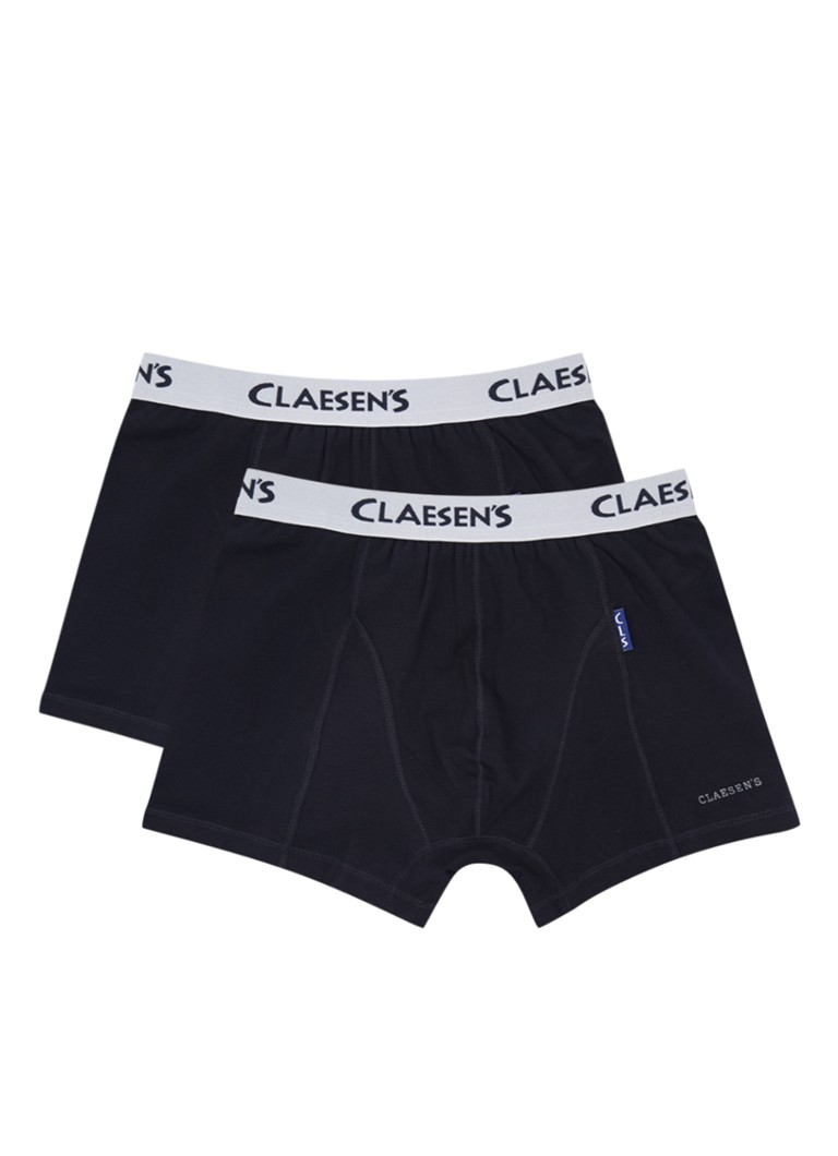 Claesens Boxer Shorts in solid color in a 2-pack