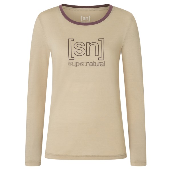 super.natural - Women's The Essential Logo L/S - Longsleeve