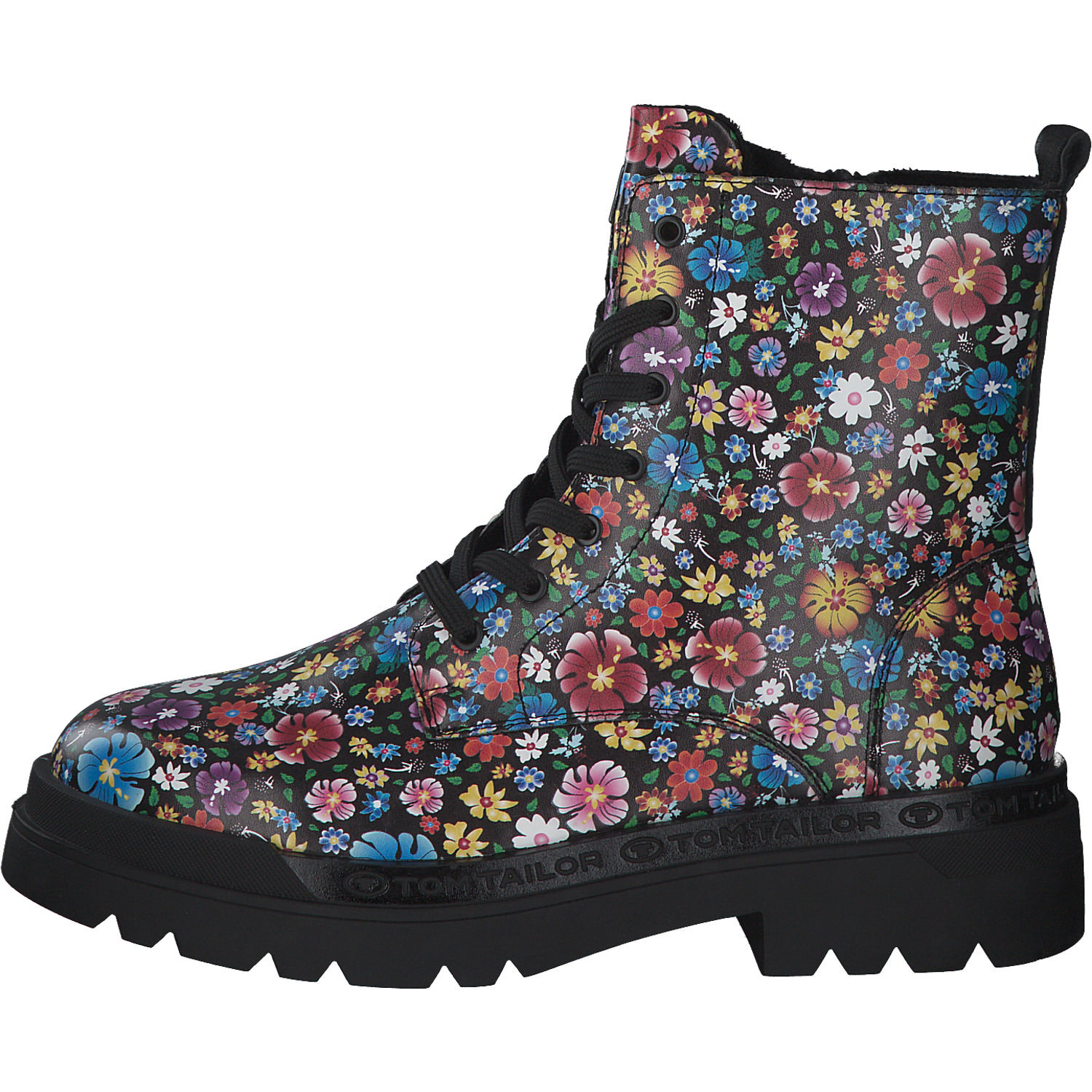 Tom Tailor 4294011, Boots, Damen, black-multi