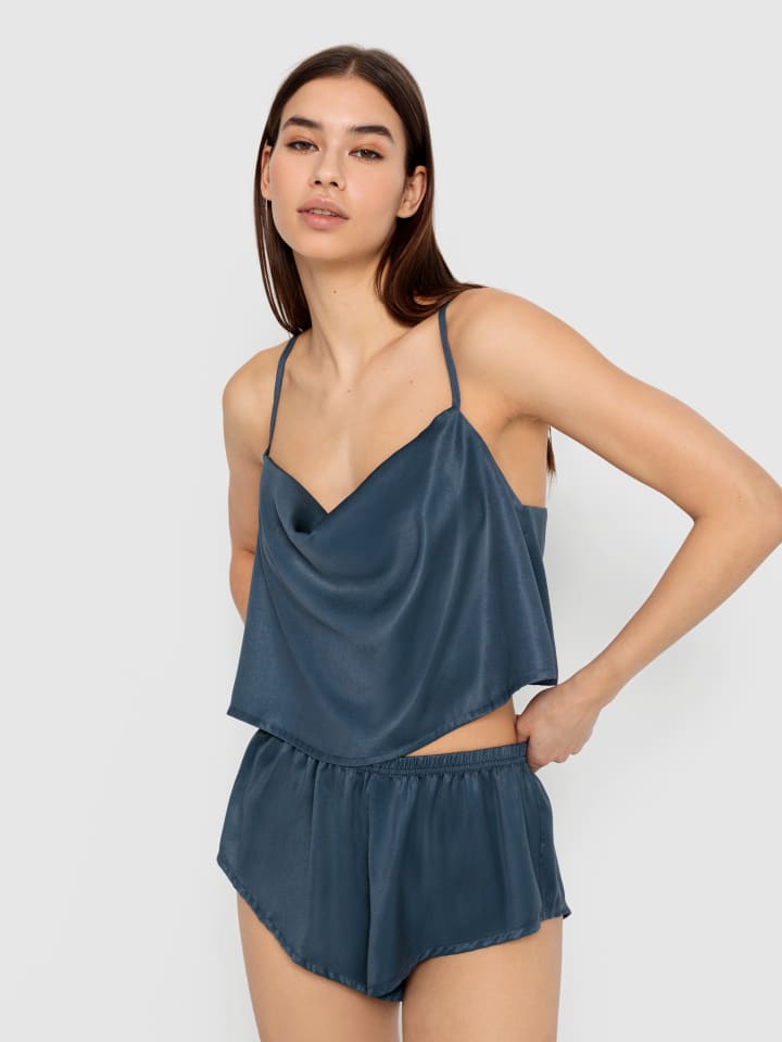 LSCN BY LASCANA Shorty in dunkelblau günstig kaufen