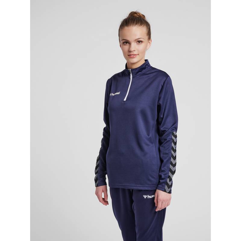 hummel hmlAUTHENTIC HALF ZIP SWEATSHIRT WOMAN Sweatshirt Damen