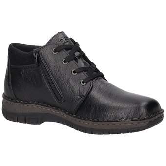 Rieker Schnürstiefelette in schwarz