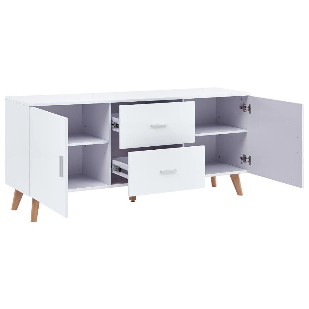 vidaXL Sideboard Sideboard Weiß 160×40×70 cm MDF (1 St)