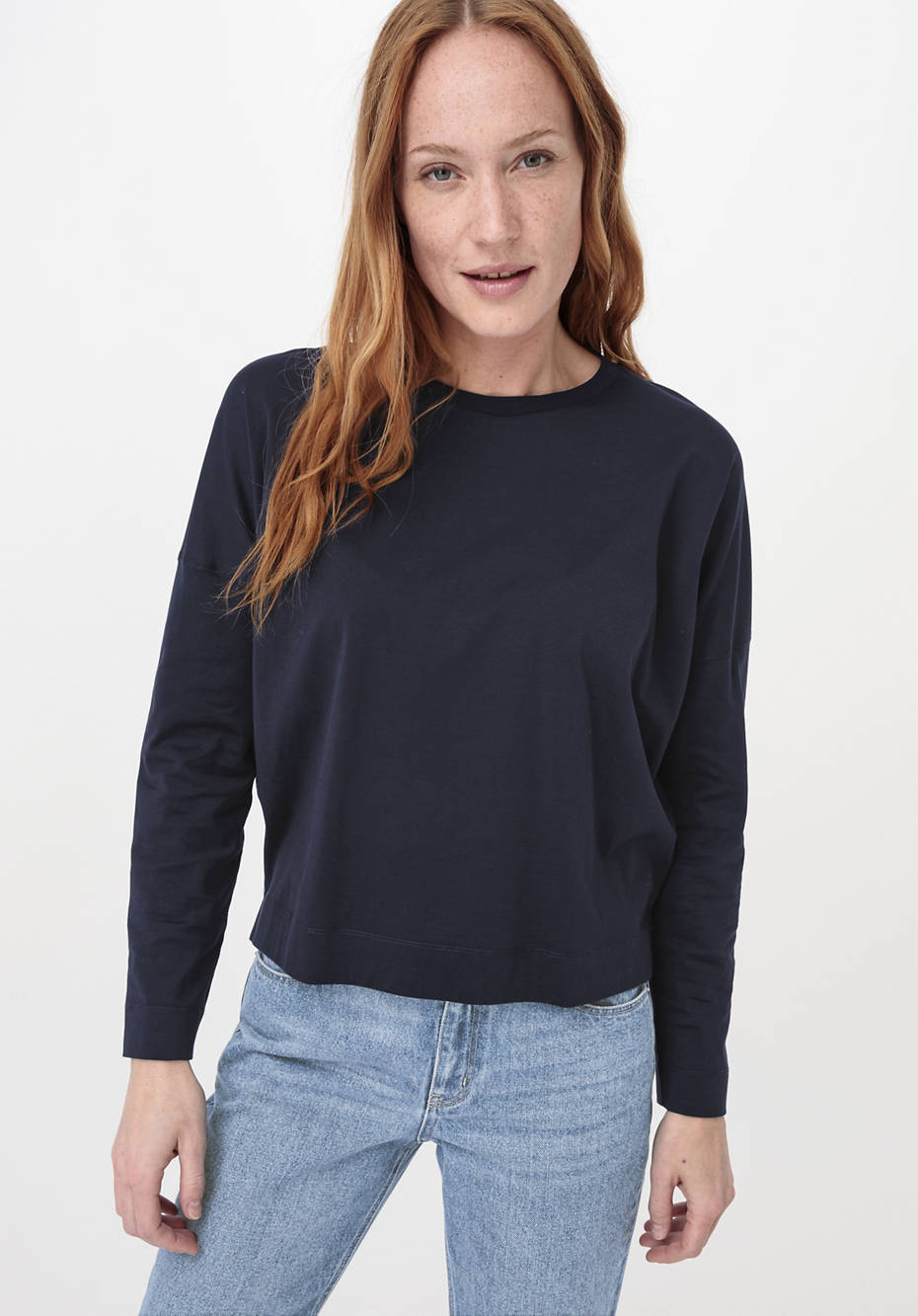 Langarm-Shirt aus reiner Bio-Baumwolle