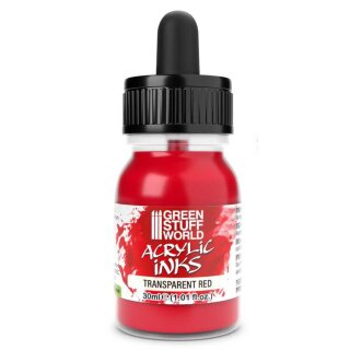 Acrylic Inks - Transparente Flüssige Acrylfarbe - Rot (4274) (30ml)