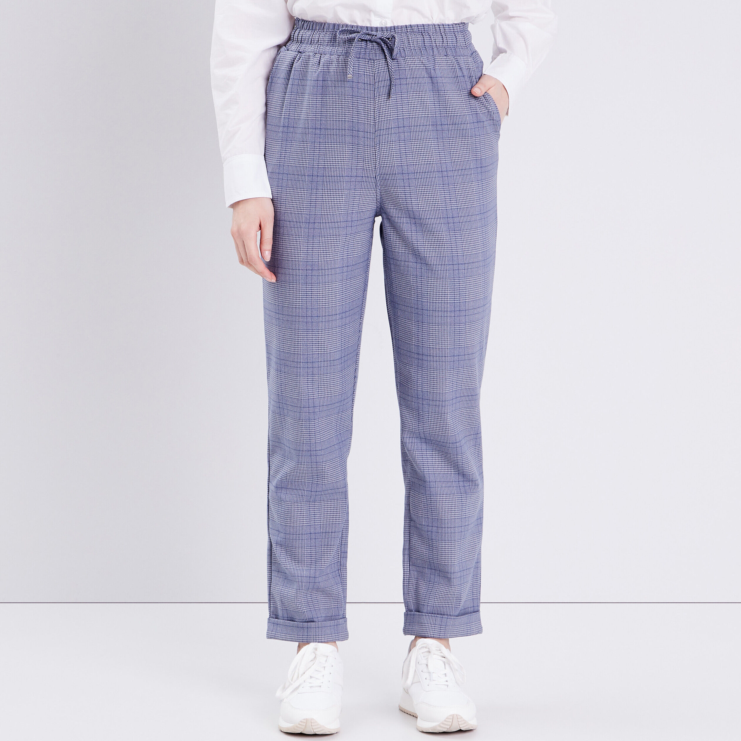 Pantalon city large beige femme | Cache Cache