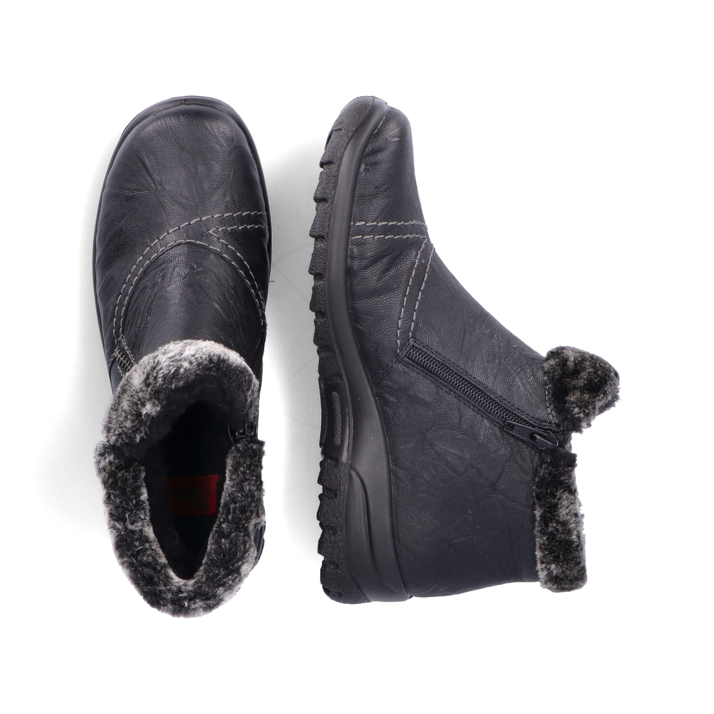 Rieker Damen Kurzstiefel tiefschwarz